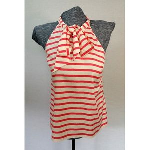 NWT J Crew Silk Sleeveless Nautical Tank Blouse M8